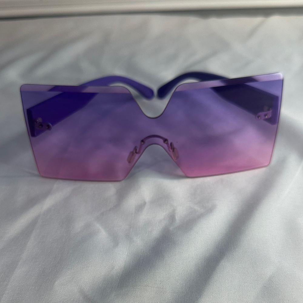 Purple and Pink Oversized Sunglasses